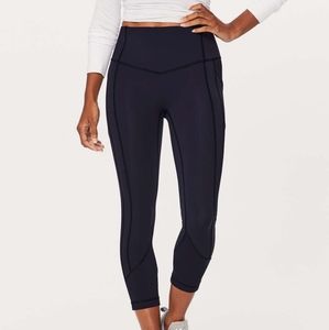 Lululemon All the Right Places Crop 23" Black Size 12 EUC